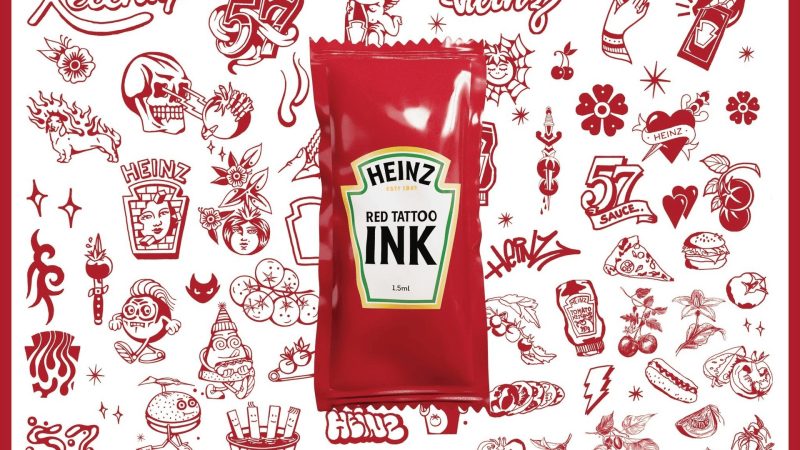 Красный пигмент для татуировки от Heinz
